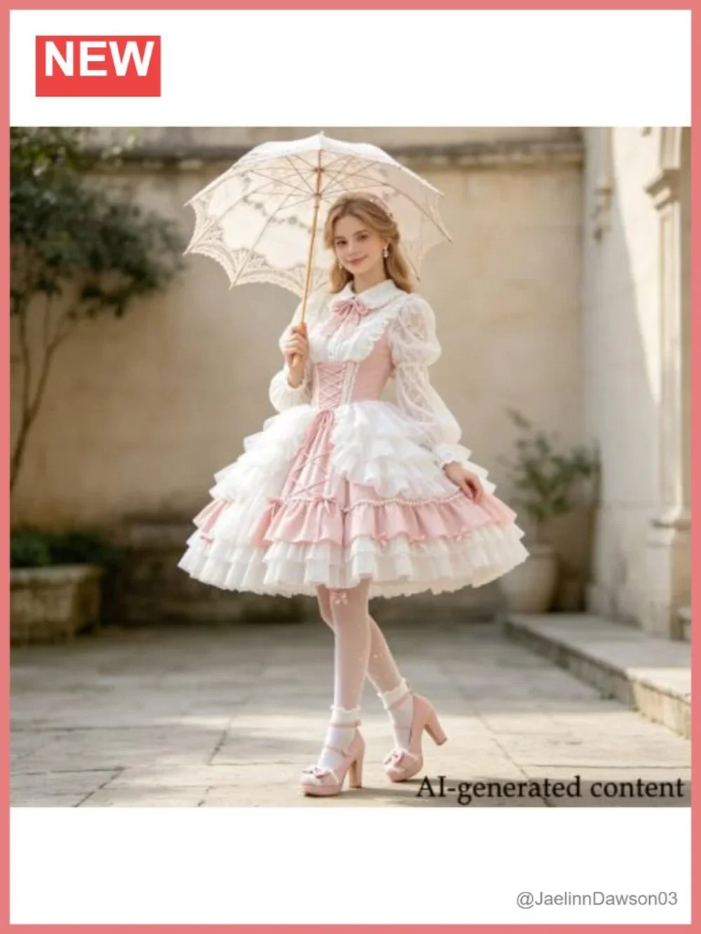 Mary Jane Platform Heels Pumps for Women Lolita Dress Shoes Buckle Strappy Bow